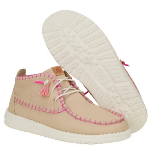 NEW Size 10 Women's Hey Dude Wendy
Mid Perf Canvas bootie - Picture 2 of 6